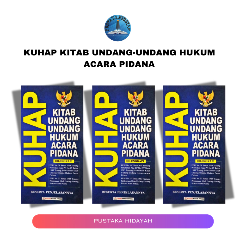 Jual KUHAP Kitab Undang-Undang Hukum Acara Pidana | Shopee Indonesia