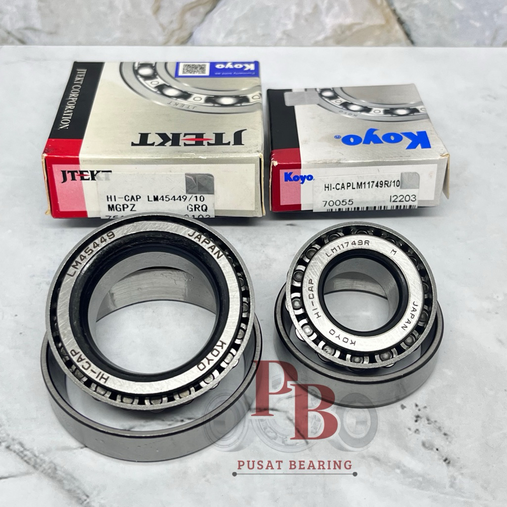 Jual BEARING SET RODA DEPAN PANTHER LUAR DALAM 45449/10 11749/10 KOYO ...