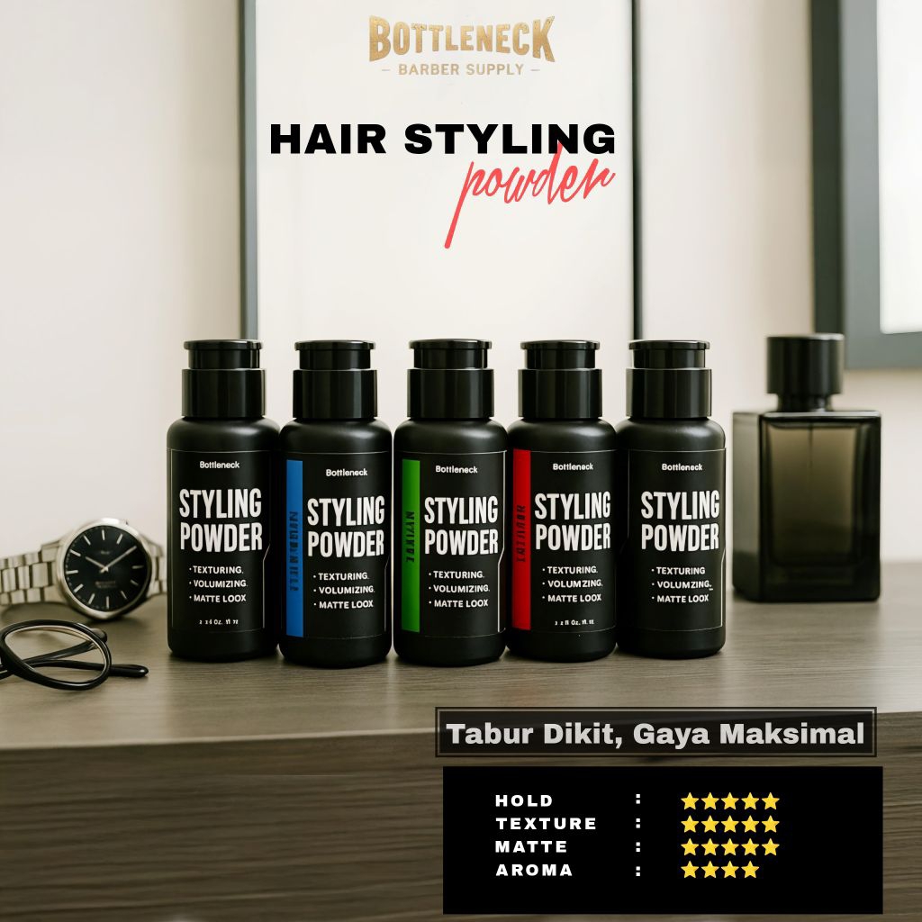 Jual Hair powder pria. kemasan botol 60 ml | Shopee Indonesia
