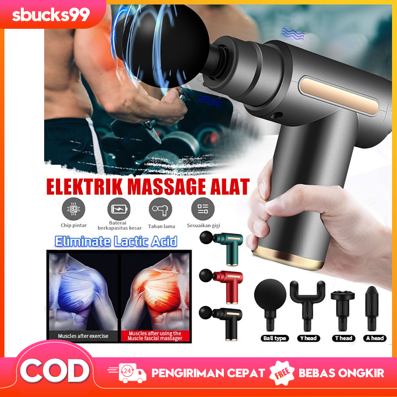 Jual Massage Gun for Pain Relief Muscle - DEEP TISSUE MUSCLE mini gun ...