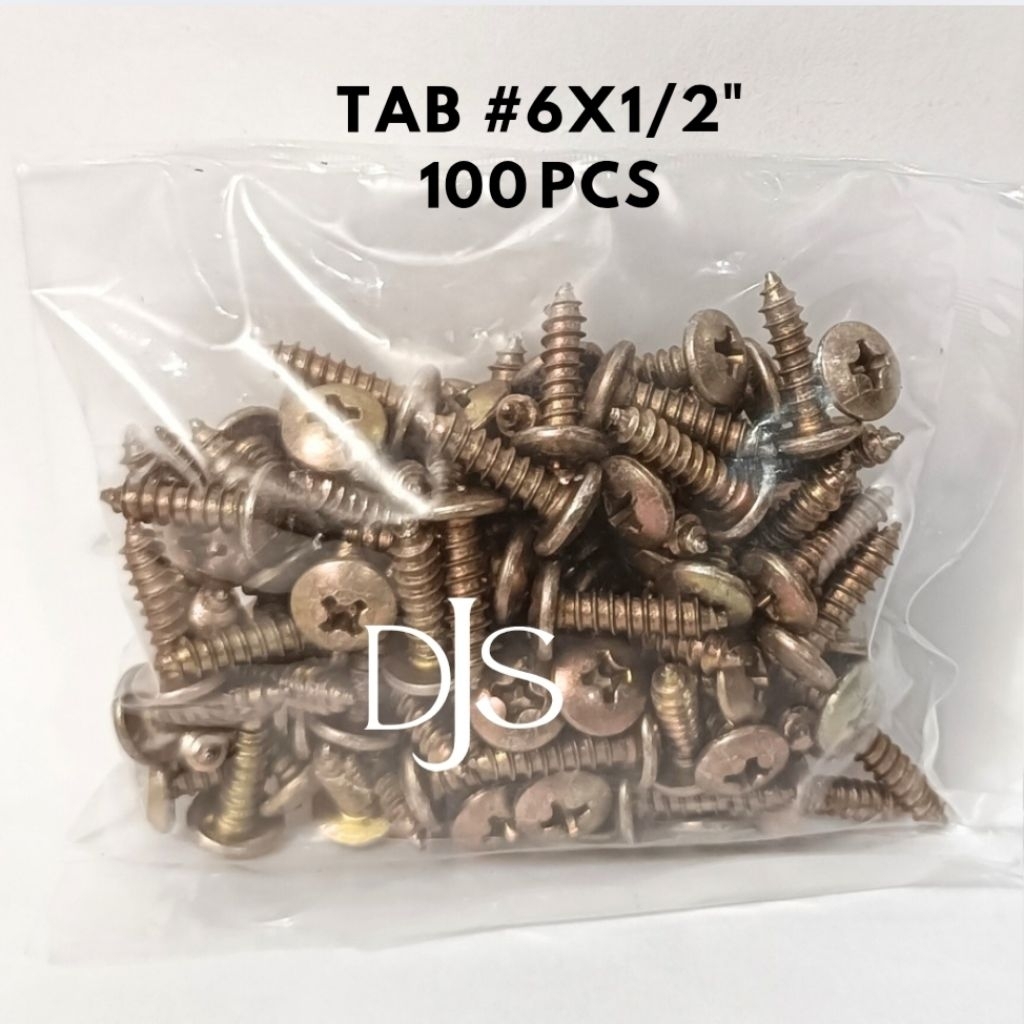 Jual 100PCS TSAT KUNING LION #6 SEKRUP T T+AB 1CM 1,6CM SKRUP TS TAB ...