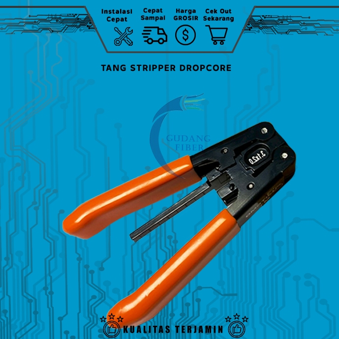 Jual FUJITOMO TANG STRIPPER DROPCORE Tang Striper Fiber Optik Tang ...