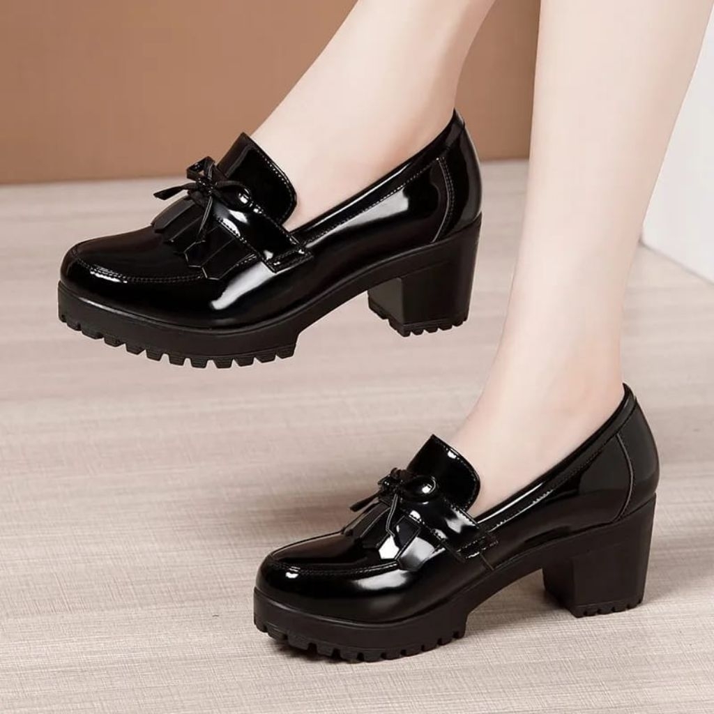Jual DS Sepatu Oxford Wanita Platform Shoes Mary Jane Rumbai 02 ...