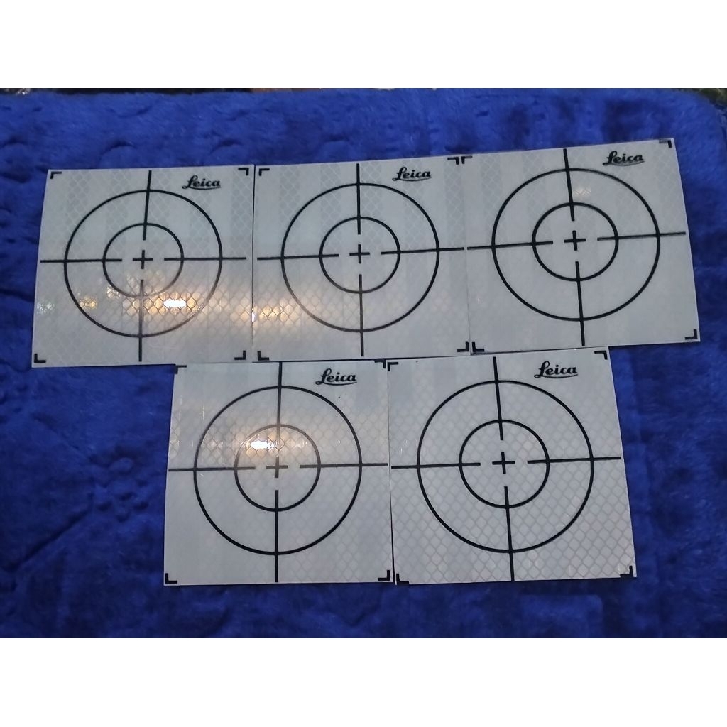 Jual Reflektor Sticker Target Prisma Shet Leica New Size 6x6 Cm ...