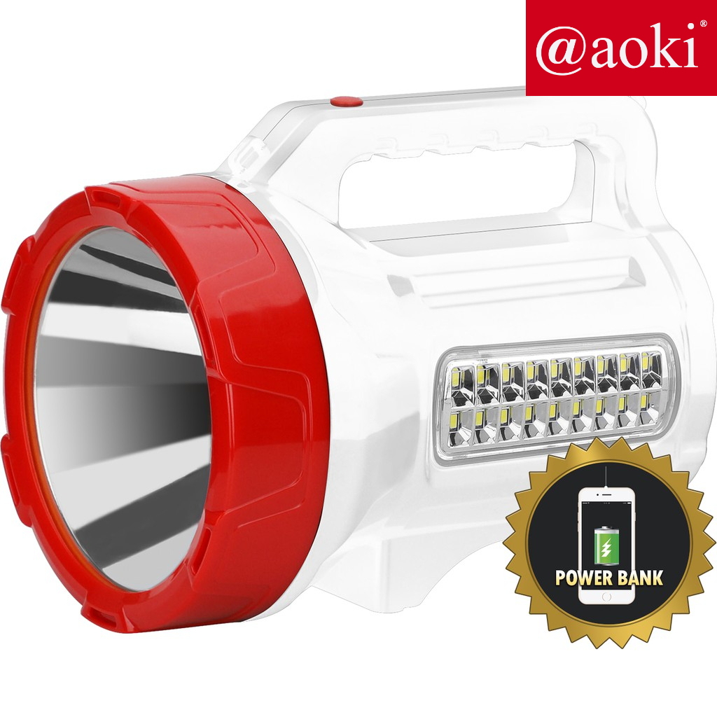 Jual AOKI Senter commander 100w+18smd jumbo hi power tahan lama ...