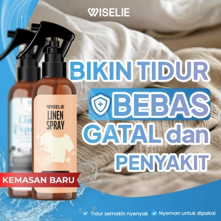 Wiselie Linen Spray Semprotan Linen Organik dengan Formula Anti Bacterial Aman untuk Kulit Sensitif kemasan 250ML