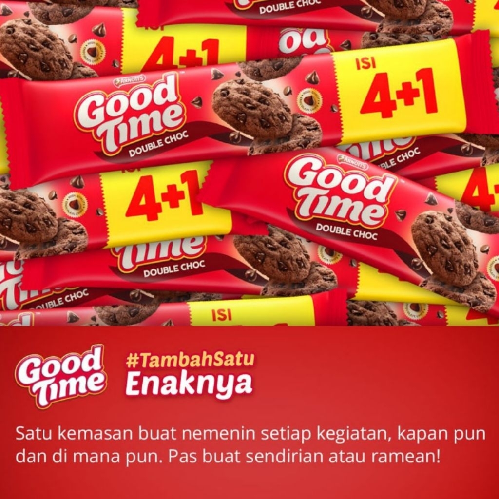 Jual GOODTIME COOKIES DOUBLE CHOCO 26,5gr (2.000an) 1 pack isi 12 pcs ...