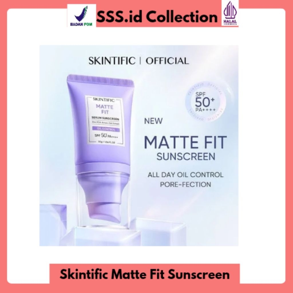 Jual (SSS.id) Skintific Matte Sit Sunscreen | Shopee Indonesia