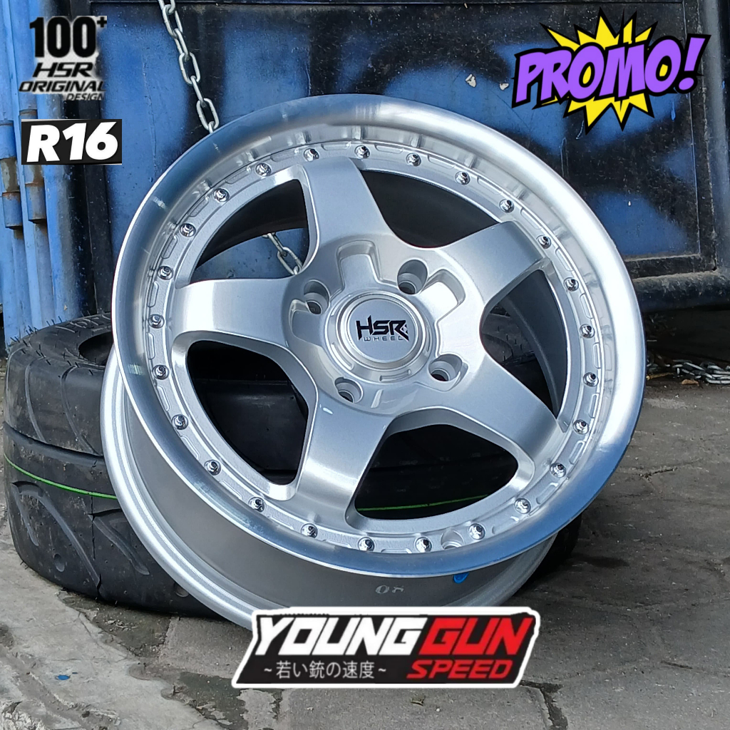 Jual Velg Racing R16 HSR Bob Pcd 4X114.3 Untuk Avanza Xenia Livina ...