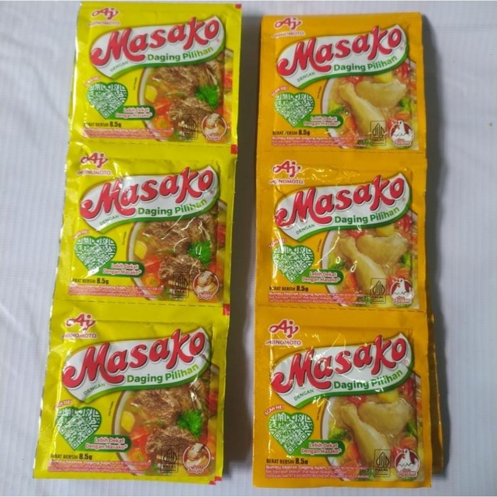 Jual Masako 2 Renteng 8,5gr, Isi 24 sachet | Shopee Indonesia