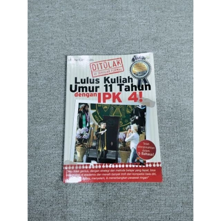 ( PROMO BUKU MURAH ORIGINAL ) BUKU MOTIVASI / PENGEMBANGAN DIRI / LULUS KULIAH UMUR 11 TAHUN DENGAN IPK 4! - MOSHE KAI CAVALIN