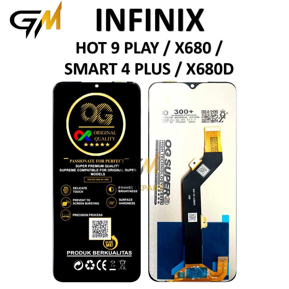 Jual LCD TOUCHSCREEN INFINIX HOT 9 PLAY / X680 / SMART 4 PLUS / X680D ...