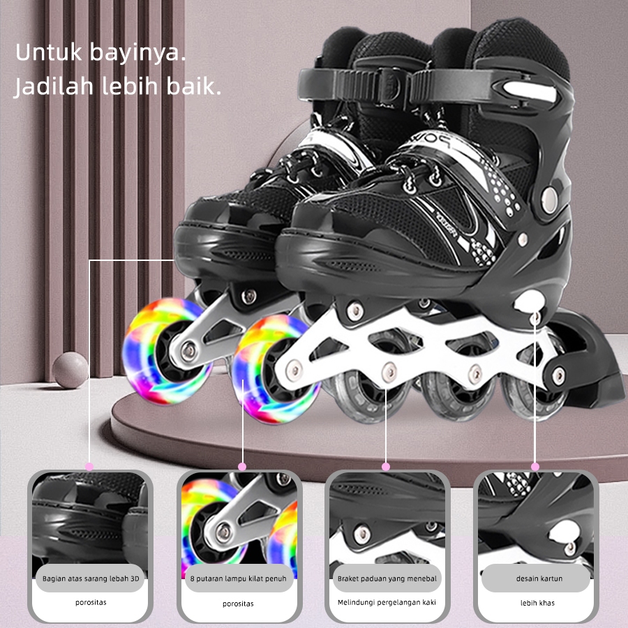 Jual Sepatu Roda Anak & Dewasa - Sepatu Roda Berkedip untuk Pemula ...