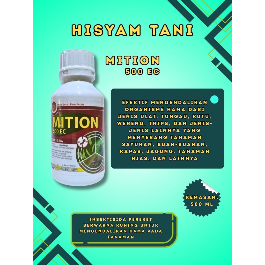 Jual INSEKTISIDA MITION 500 EC BAHAN AKTIF ETION 500 ML | Shopee Indonesia