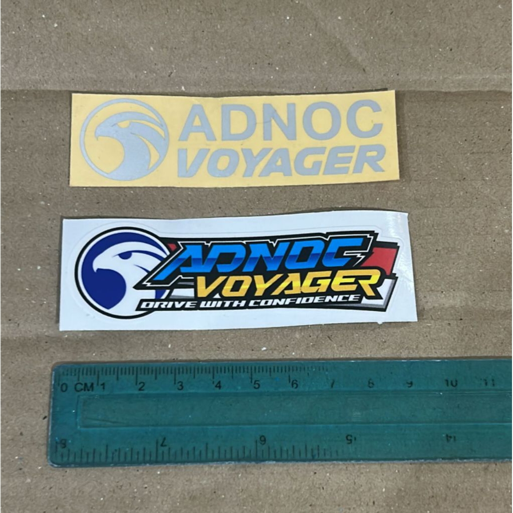 Jual STIKER ORIGINAL 100% OLI ADNOC VOYAGER STICKER LOGO SPONSOR ORI ...