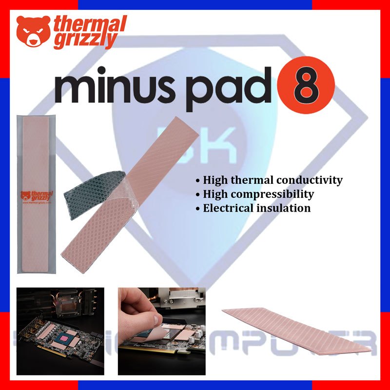 Jual THERMAL GRIZZLY Minus Pad 8 Ultra High Performance Thermal Pad ...