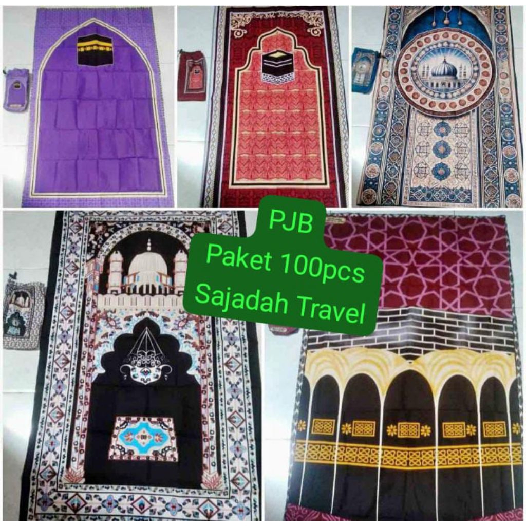 Sajadah Travel free Pouch paket 100pcs