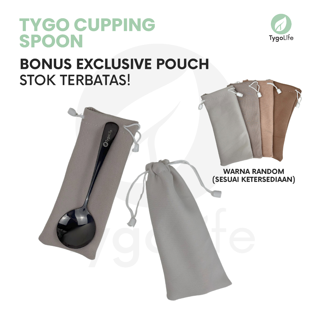 Jual TYGO CUPPING SPOON SENDOK KOPI STANDARD SCAA STAINLESS STEEL FOR ...
