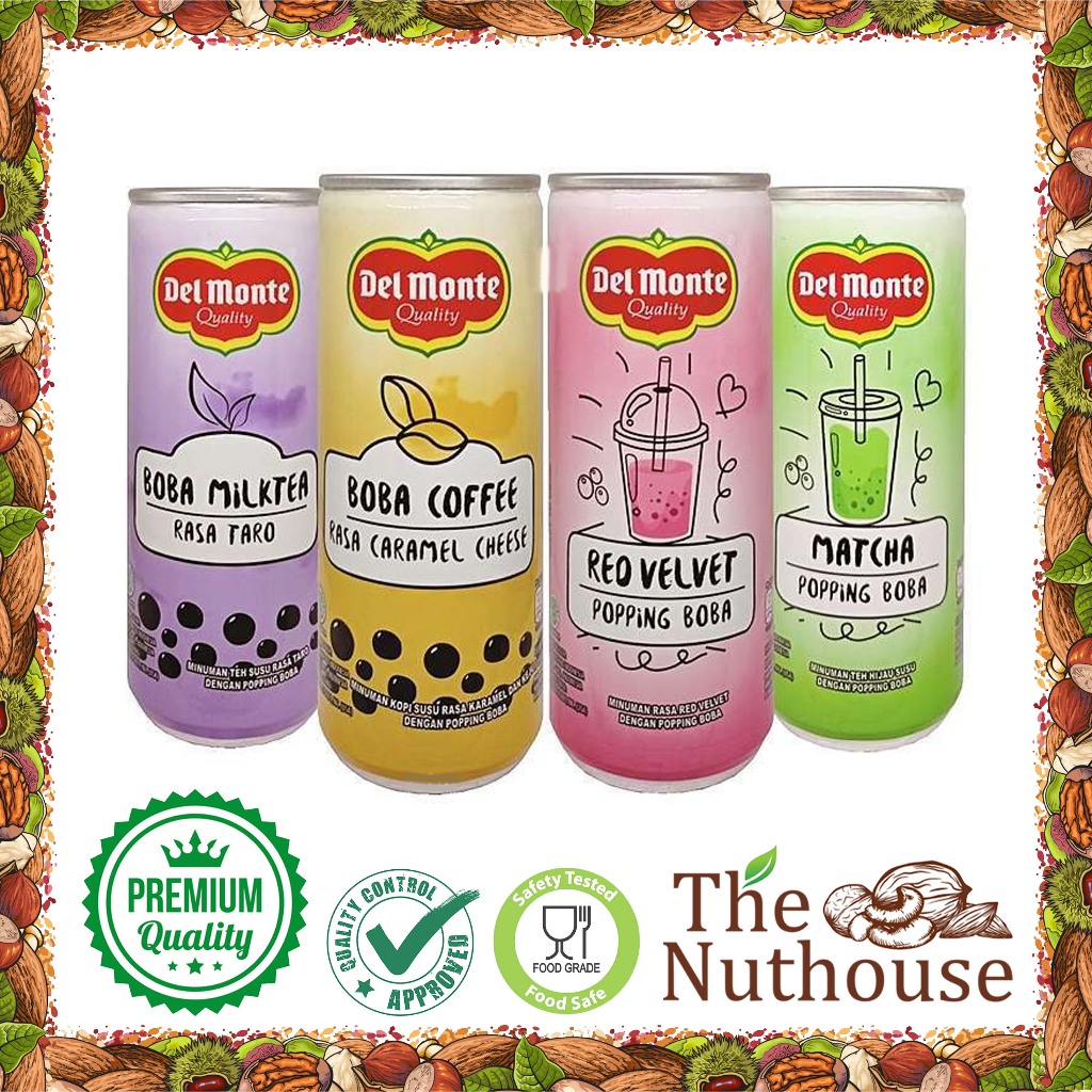 Jual Del Monte Boba Coffee Rasa Caramel Cheese / Boba Milk Tea Rasa ...