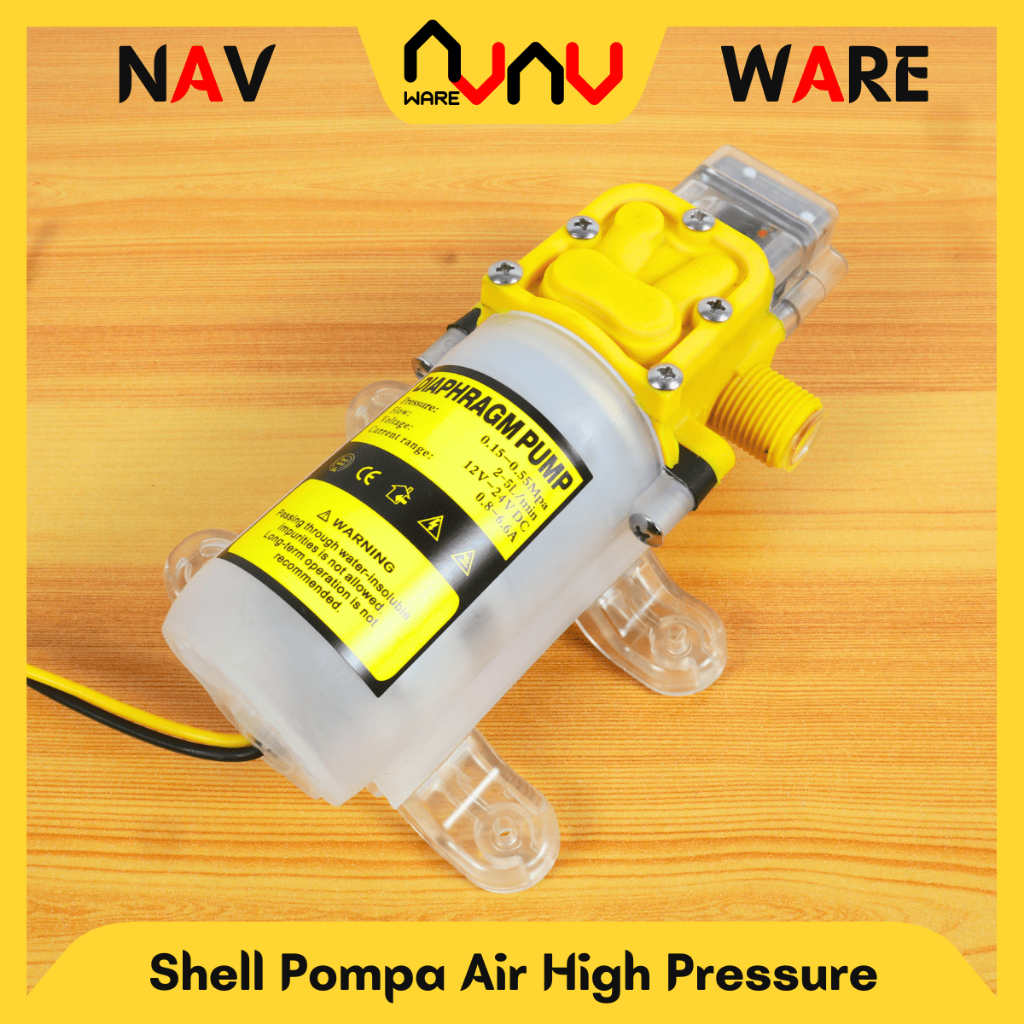 Jual Shell Pompa Air DC 12V High Pressure Car Washing Water Diaphragm ...