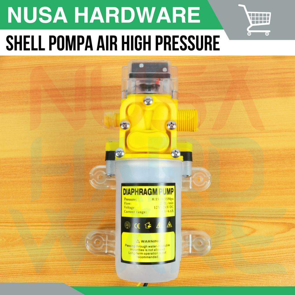 Jual Shell Pompa Air DC 12V High Pressure Car Washing Water Diaphragm ...