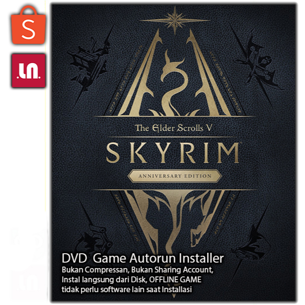Jual The Elder Scrolls V Skyrim Special Edition - PC Game Autorun ...