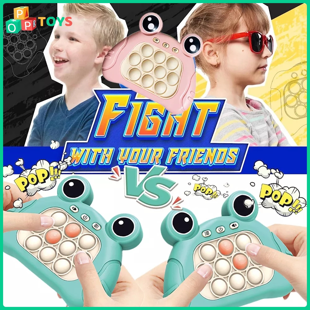 Jual POPTOYS Mainan Game Anak Level 80 Quick Push Pop It Elektrik