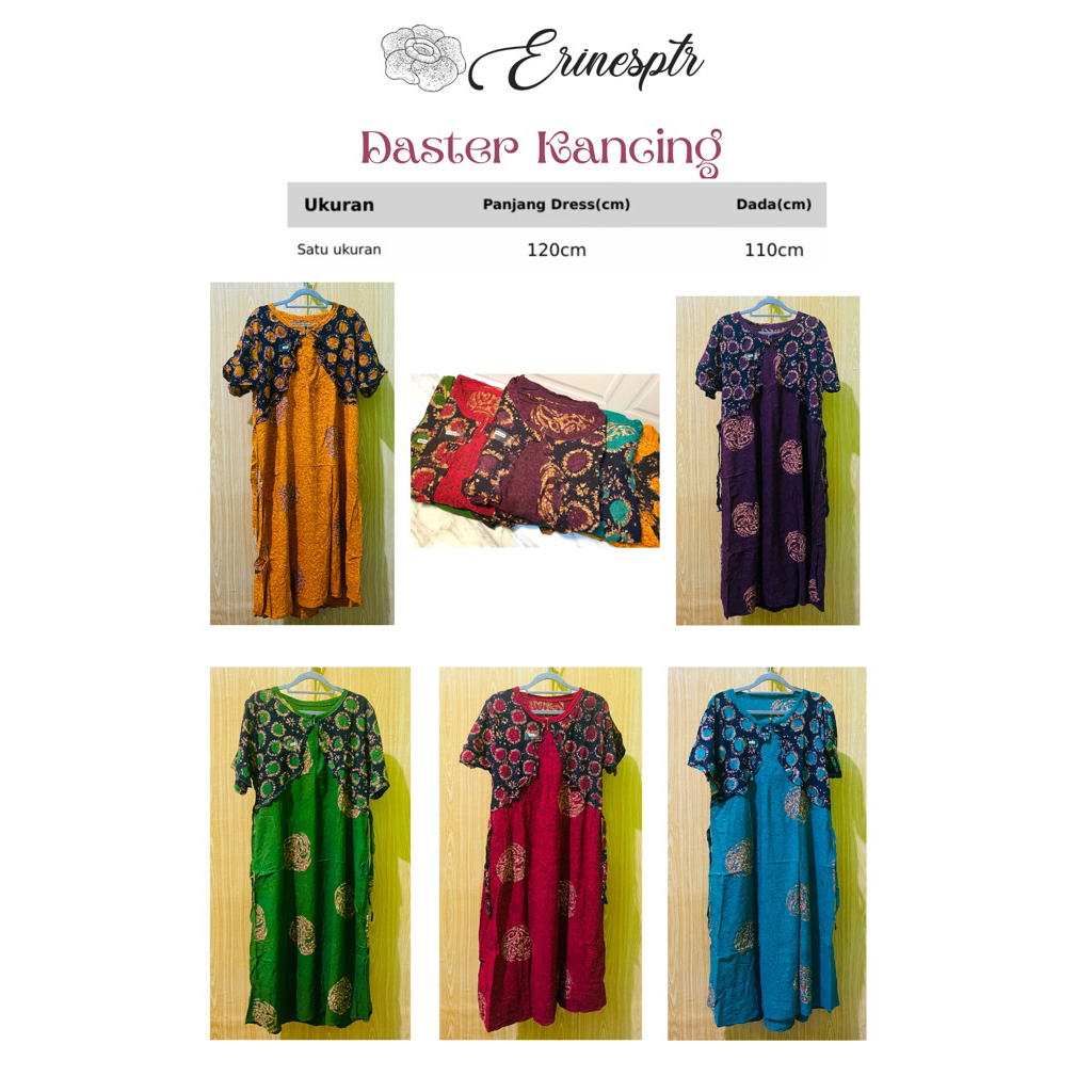 Jual Daster Rompi / Daster Batik / Daster Cap pekalongan | Shopee Indonesia