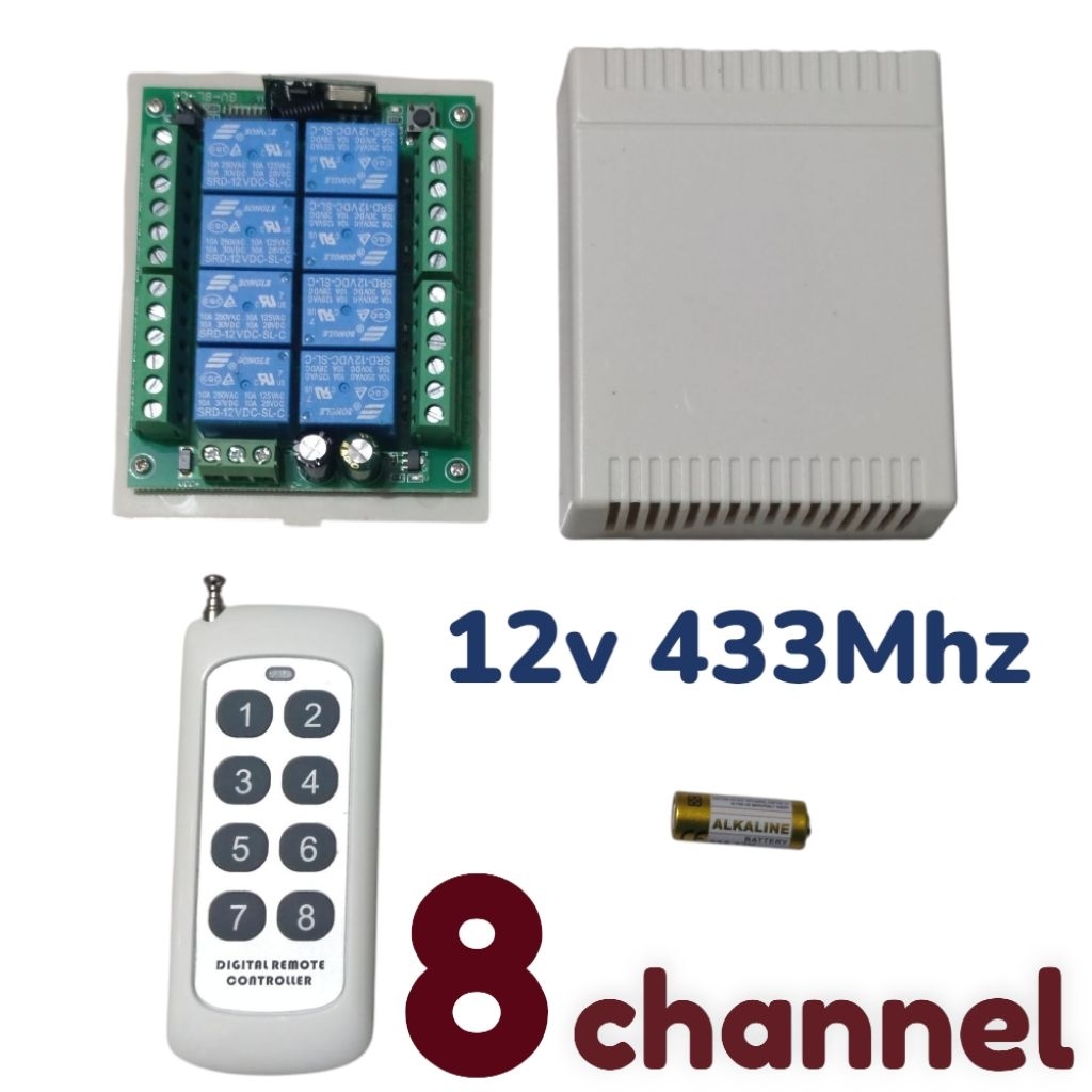 Jual SAKLAR REMOTE 12 CHANNEL 8 channel 4 channel / REMOTE CONTROL ...