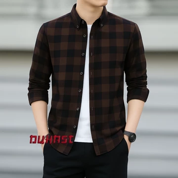 Kemeja Pria Lengan Panjang Flanel Import Unisex Motif Kotak DUHASTSHOP