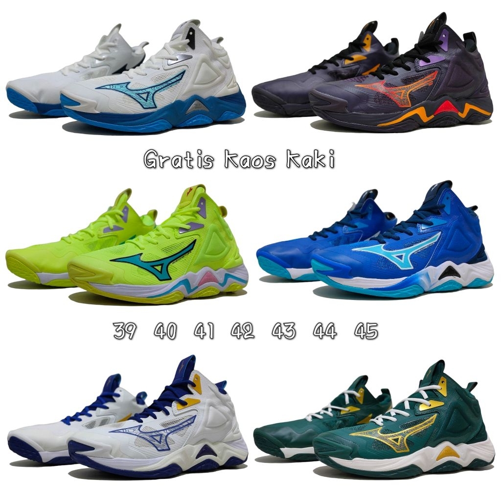 Mizuno Wave Momentum Mid Grade Ori Sepatu Volly Mizuno Sepatu  Badminton Sepatu Tenis