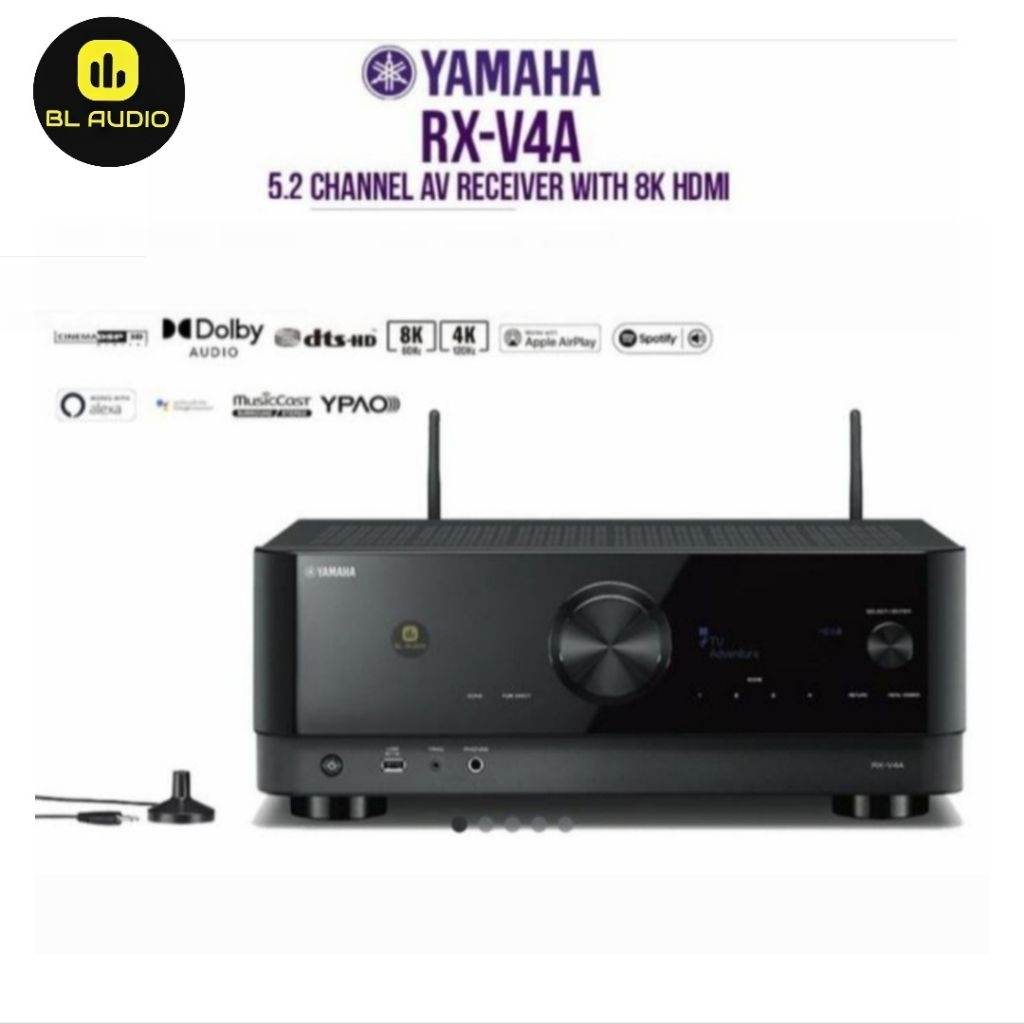Jual Yamaha RXV 4A RX V4A RXV4A 5.2 AV Receiver HDMi 4K/8K | Shopee ...