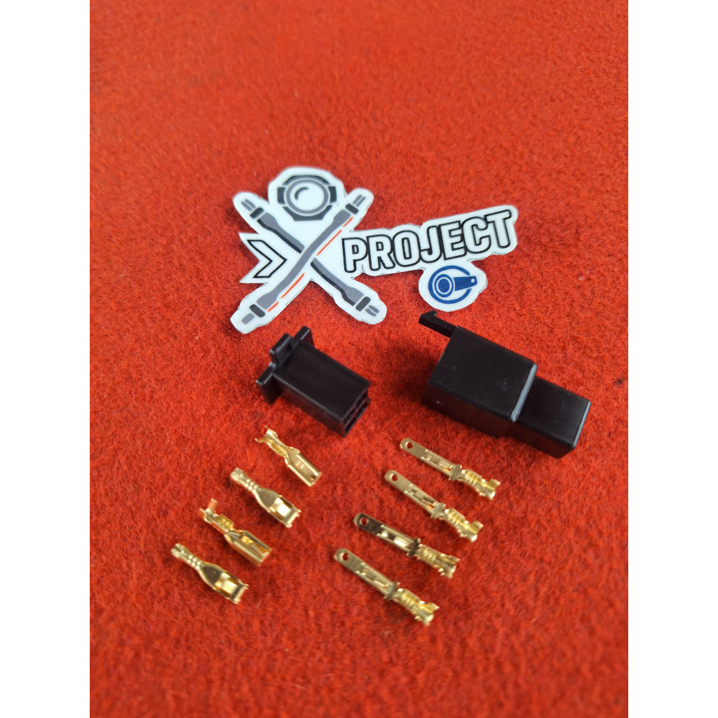 Jual SOKET 4 PIN KECIL SOKET MOTOR 4 PIN SOCKET 4 PIN IMPOR HITAM SOKET ...