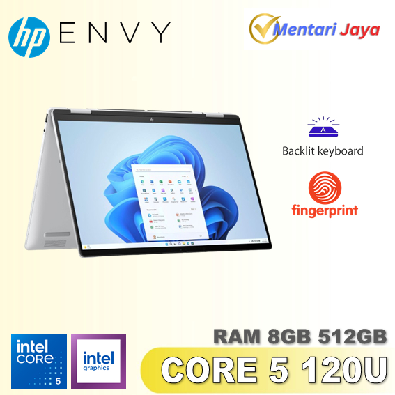 Jual HP ENVY X360 14 Intel Core i7 16GB 1TB SSD Windows 11 Home 14