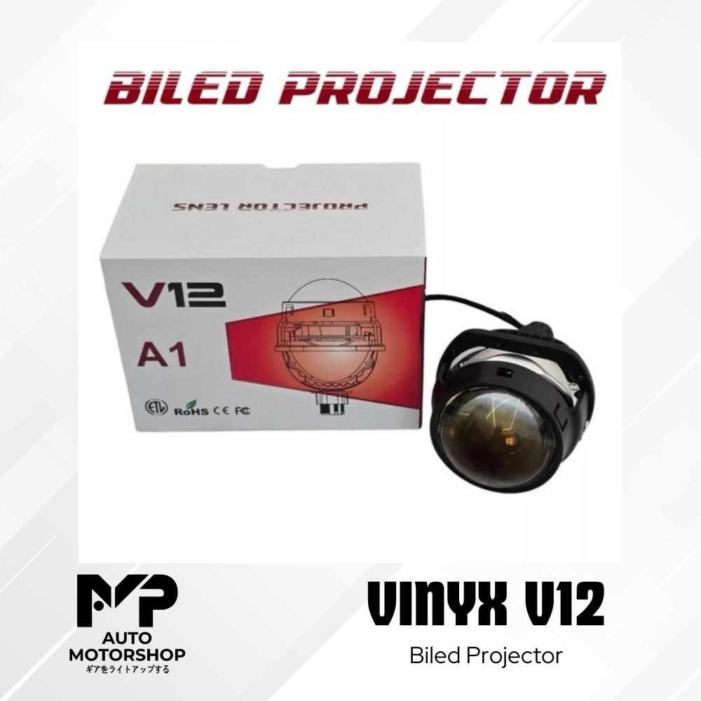 Jual Lampu LED Projector V12 A1 Projie BiLED 2.5 Inch Inci Inchi 65 ...