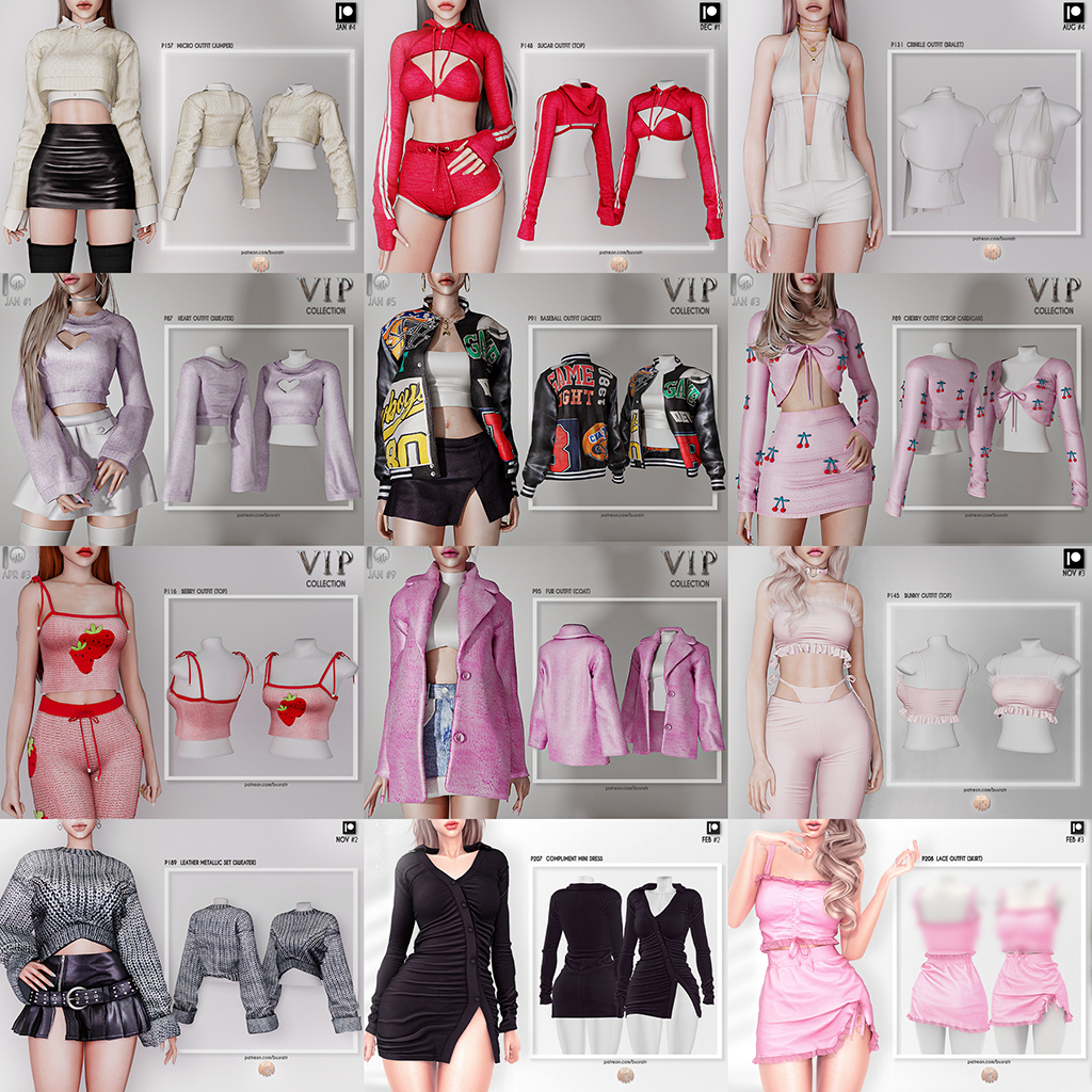 Jual 500+ VIP Female Clothing Pack - CC The sims 4 | Shopee Indonesia