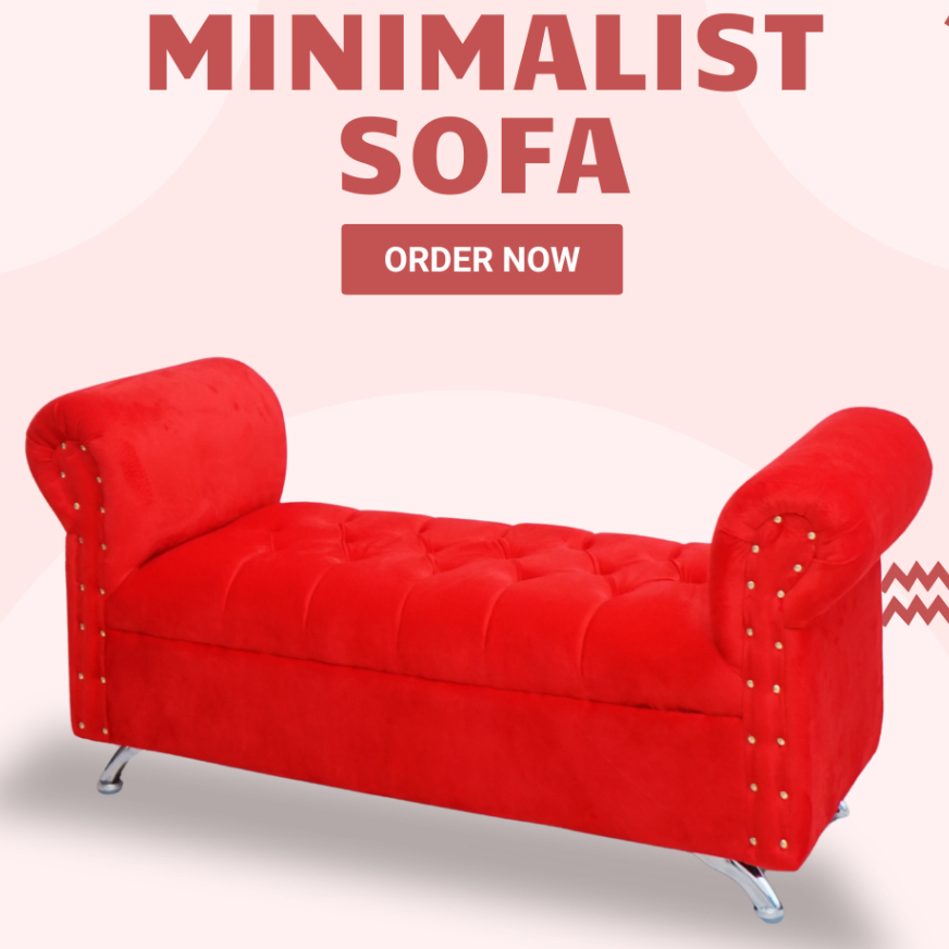 Jual Sofa Elegan Bench Tangan – Chaise Lounge + Stool Bulat Kayu Sofa ...