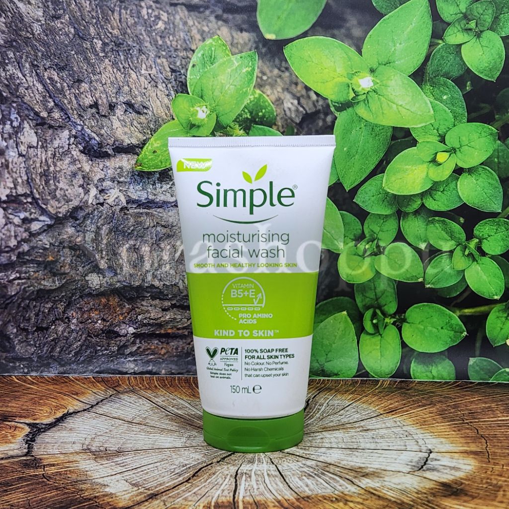 Jual Simple Facial Wash Moisturizer Sabun Muka 150ml | Shopee Indonesia