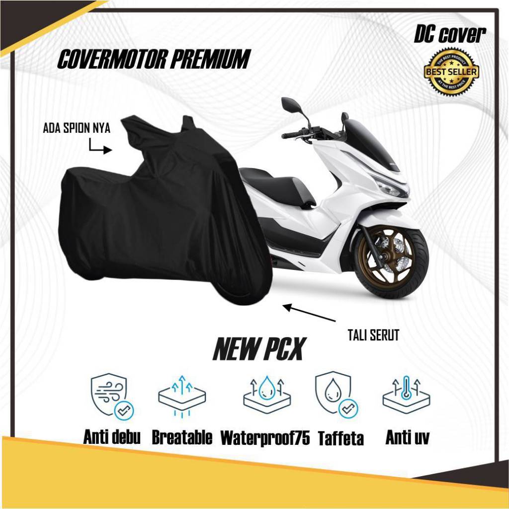 Jual Sarung motor honda pcx hitam cover motor honda hitam cover pcx ...