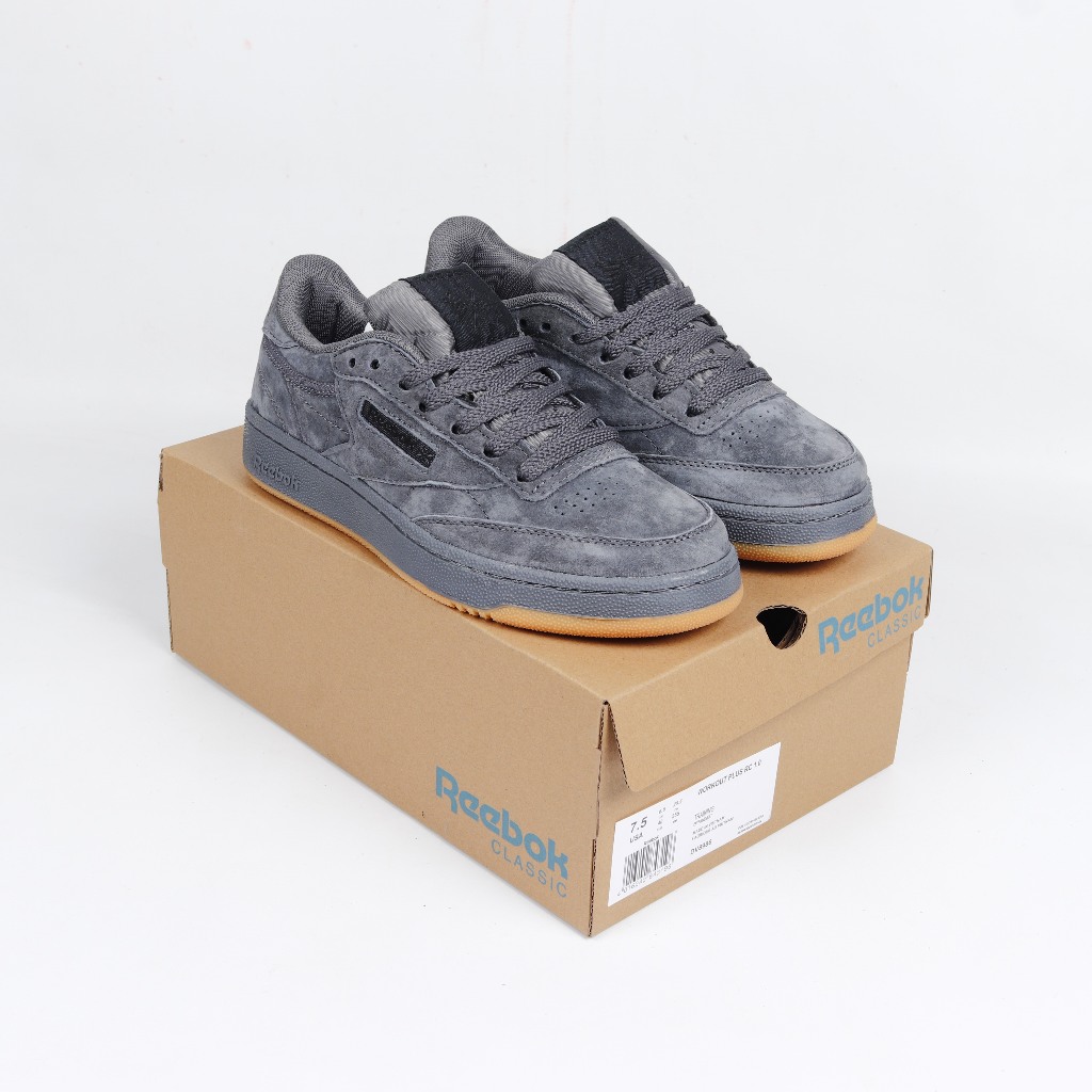Jual Reebok Club C85 SG Dark Grey Gum | Shopee Indonesia