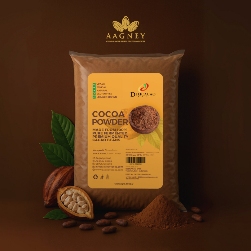 Jual Cocoa Powder - Aagney Cocoa | Bubuk Coklat Asli 5kg | Shopee Indonesia