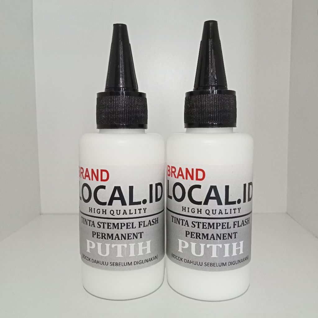 Jual TINTA FLASH PERMANENT PUTIH, MEDIA PLASTIK 100 mili | Shopee Indonesia