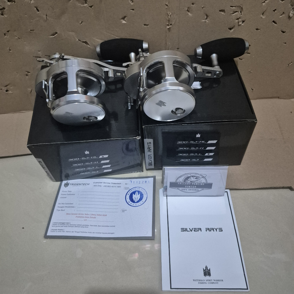 Jual Reel OVERHEAD Tridentech Silver Rays 300-SJ-HL / 300-SJ-L | Shopee ...