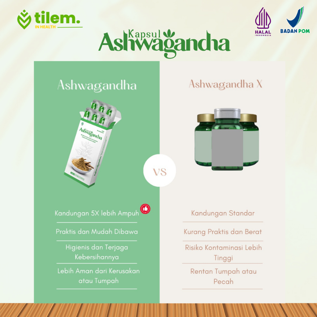 Jual TILEM™ Ashwagandha Original Obat Anxiety Anti Depresan Anti Stress ...