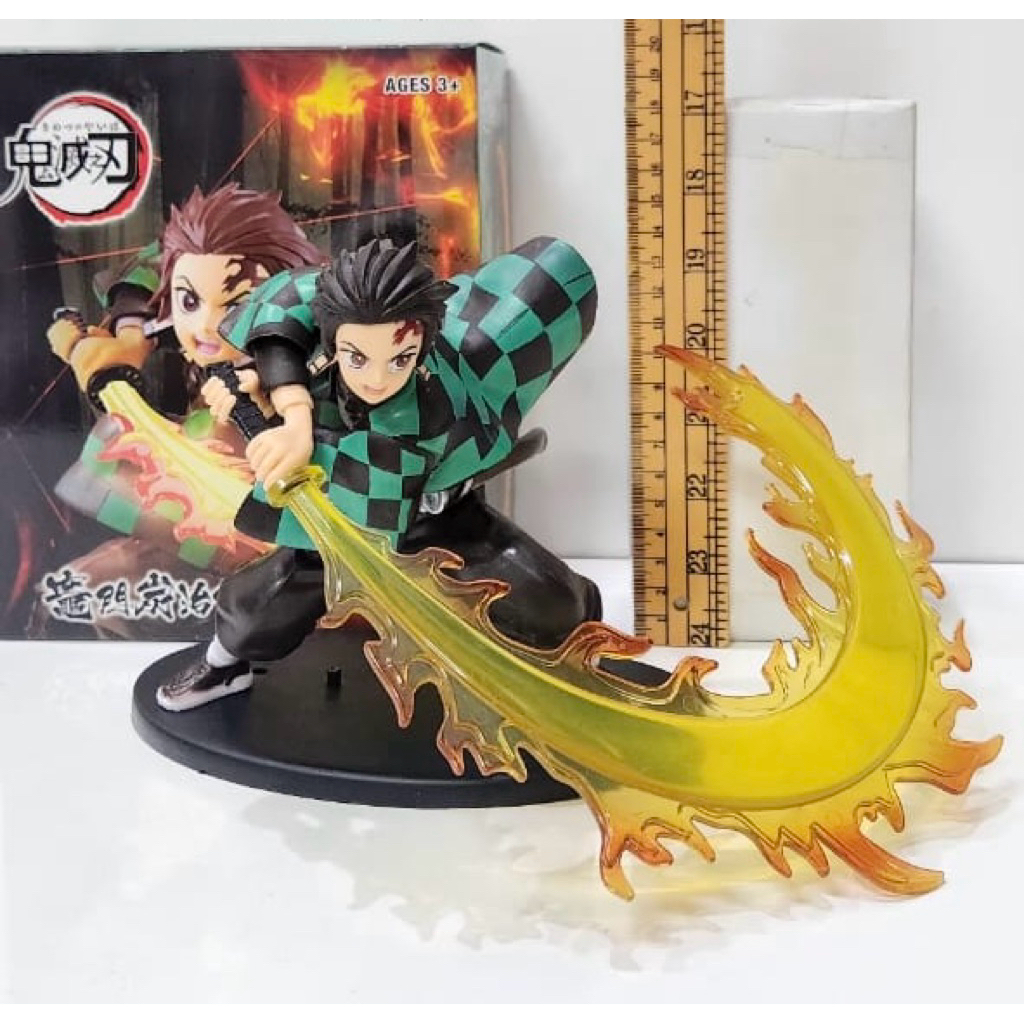Jual action figure demon slayer tanjiro pedang api | Shopee Indonesia