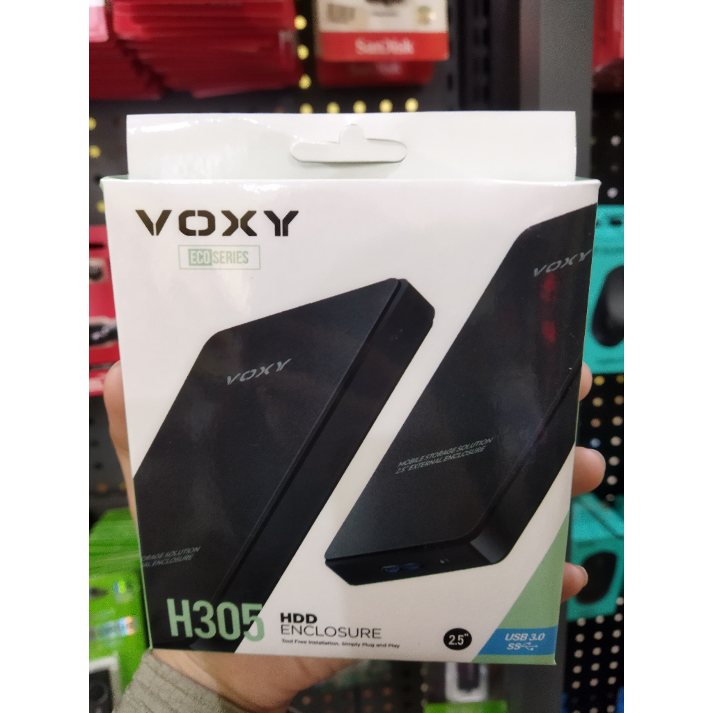 Jual casing hardisk eksternal voxy H305 HDD enclosure SATA USB 3.0 ...