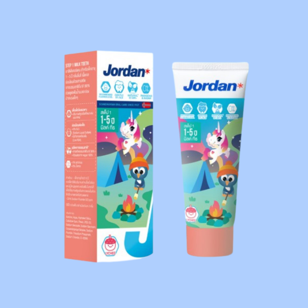Jual Jordan Oral Care Kids Toothpaste Step 1 - Pasta Gigi - LYCHEE 75GR ...
