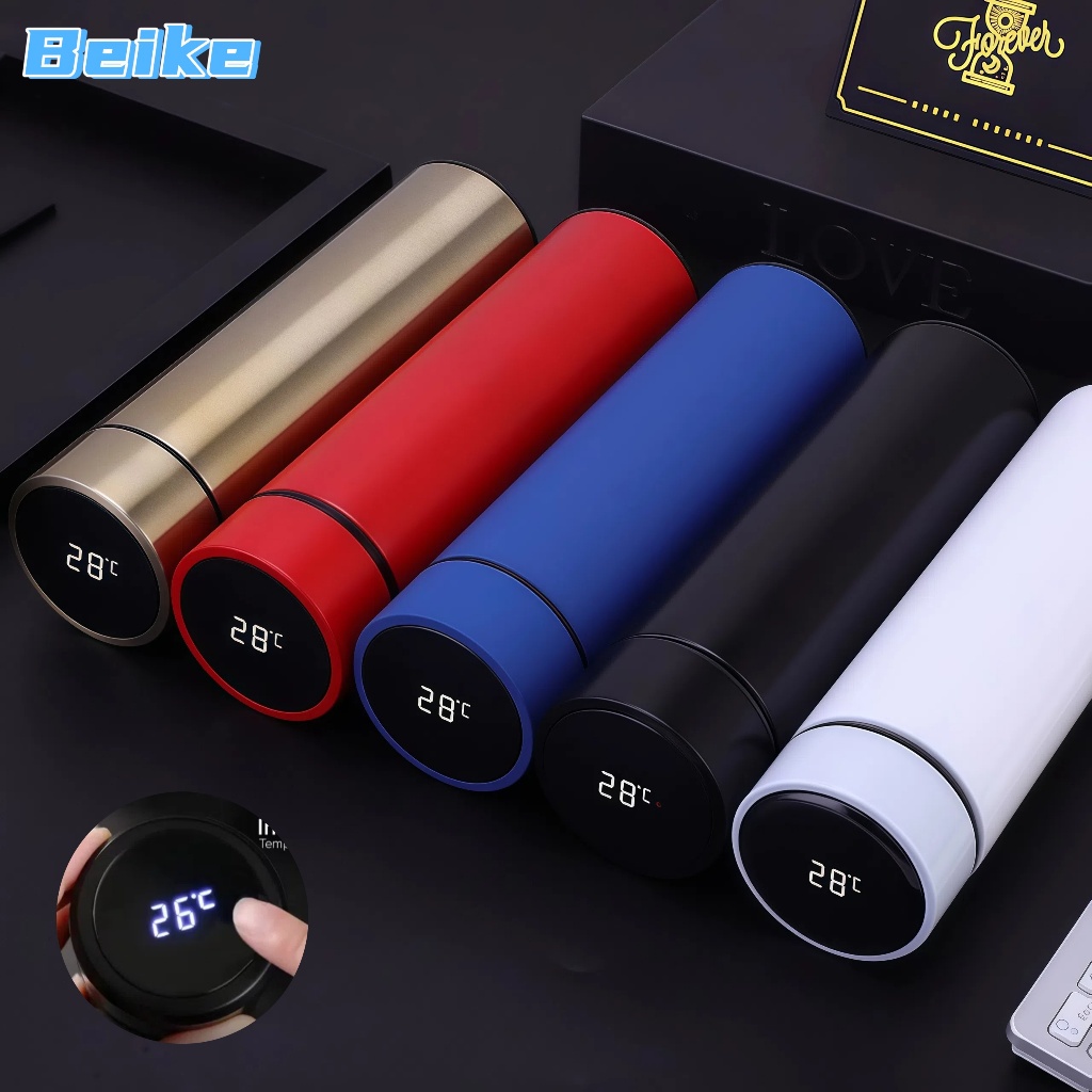 Jual hgf Thermos LED Smart Cup Temperature Display ML Botol Air Minum ...