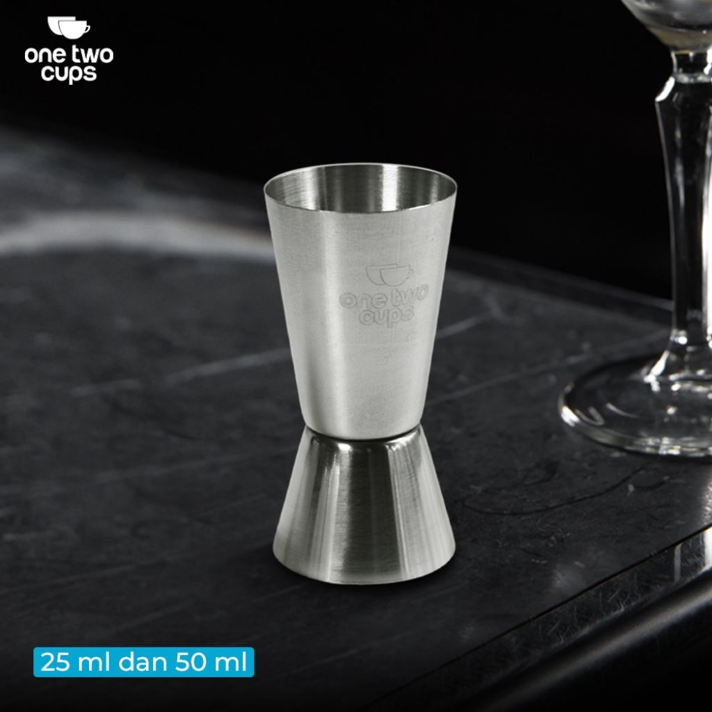 Jual One Two Cups Gelas Ukur Bartender Double Jigger Measuring Cup 25ml ...