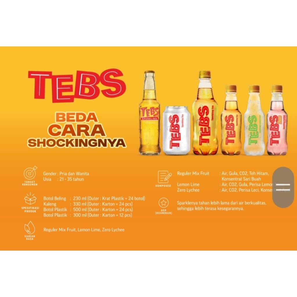 Jual Tebs Kaleng uk. 330ml (isi 20) | Shopee Indonesia